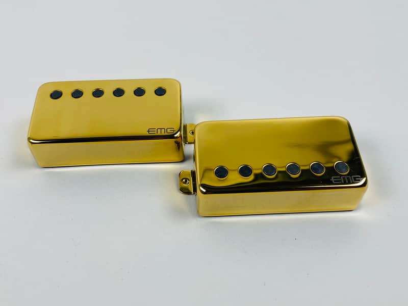 EMG JH James Hetfield "Het" Signature Active Pickup Set -Seek and Destroy-Gold image 1