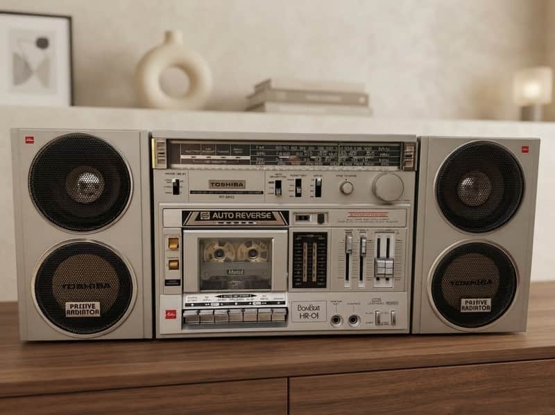 Toshiba RT-S953 Rare Vintage Japan Cassette Boombox Getto blaster Warranty image 1