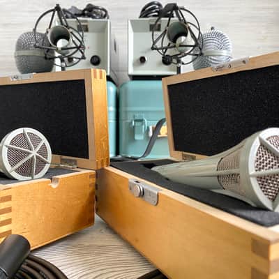 1974 Matched Stereo Pair Of Lomo 19A19 Tube Condenser Microphones w/Consecutive Serial Numbers image 18
