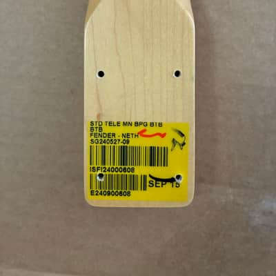 2025 Fender Standard Telecaster Neck, 21-Fret Maple image 6