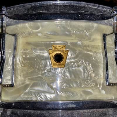 1968 Ludwig No. 900 5.5" x 14" Super Classic Snare Drum Keystone Badge image 3