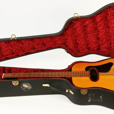 1980 EKO BA/4 Acoustic Fretless Bass Guitar Vintage Hofner Hagstrom image 23
