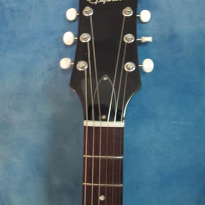 Epiphone Made in USA! Custom Shop Wilshire 2017 Ltd. Ed - Black Crackle w/ Hardcase (VERY RARE!) image 5