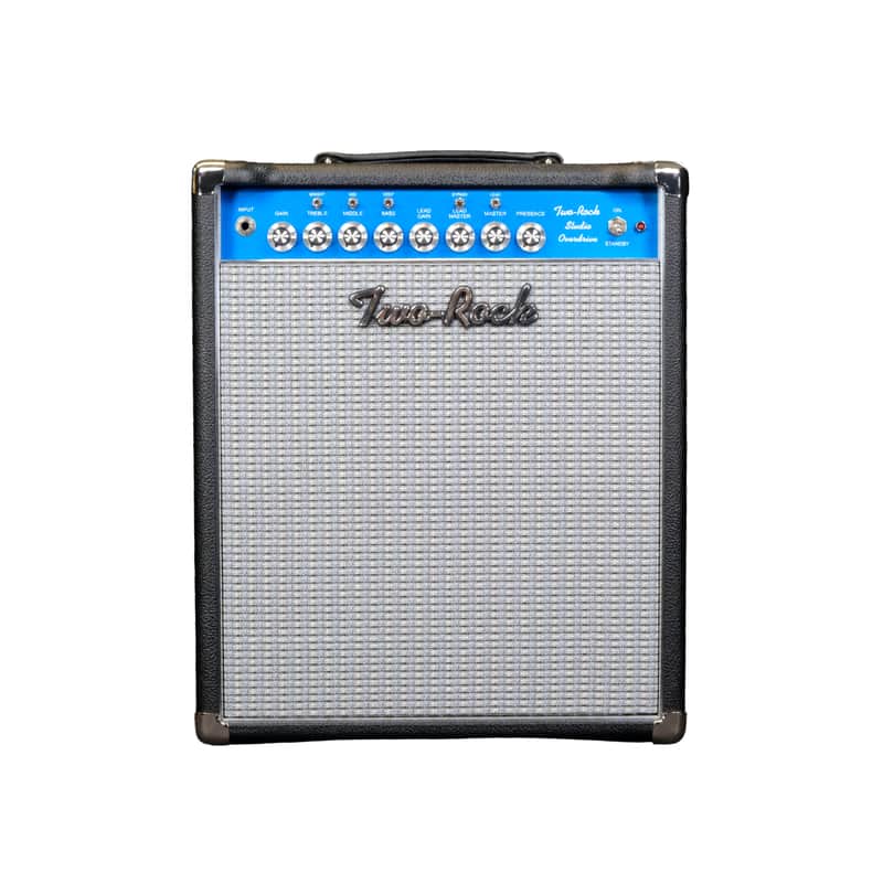 Two-Rock Studio Overdrive Combo - Black Bronco with Blue Smoke Cloth image 1