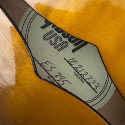 2002 Gibson ES-335 Dot - Memphis - Figured Vintage Sunburst image 18