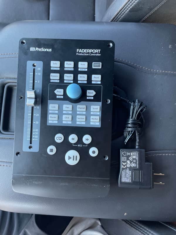 PreSonus FaderPort V2 USB *PARTS ONLY* DAW Transport Controller with Motorized Fader 2018 - Present - Black image 1