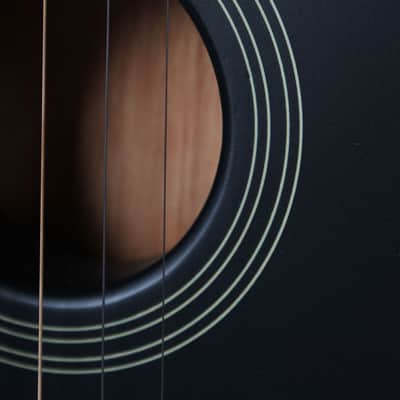 Fender Acoustasonic Standard Telecaster Acoustic Electric Guitar Black image 5