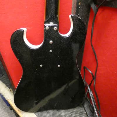 Silvertone Sears 1448 Amp in case / Guitar Combo 1965 Circa - Black Sparkle image 2