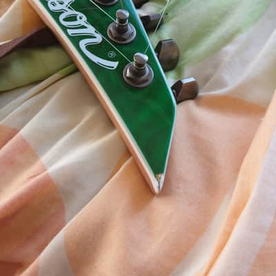 Jackson Pro Series SL2Q MAH Soloist 2020 - 2021 - Transparent Green image 14