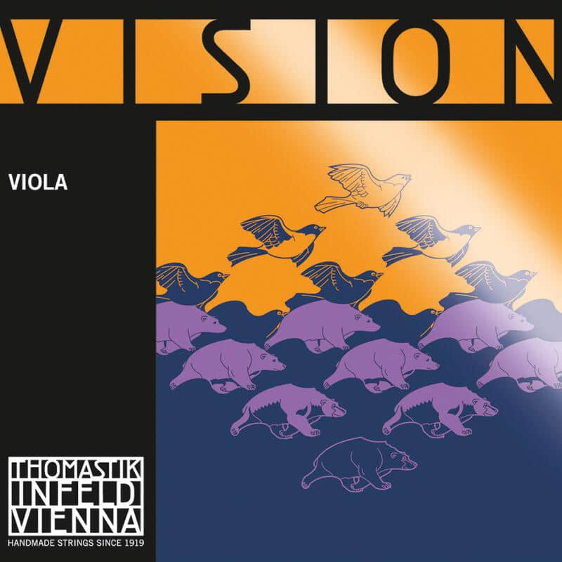 Thomastik-Infeld VI200 Vision Synthetic Core 4/4 Viola String Set - (Medium) image 1