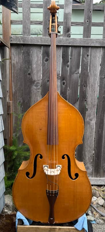 1938 Kay M-4 Upright Bass - Blonde image 1