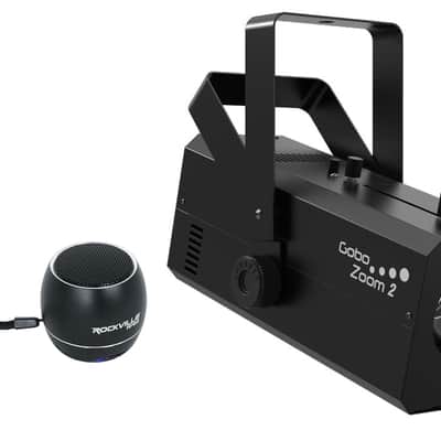 Chauvet DJ Gobo Zoom 2 70w LED DMX Custom Gobo Projector+Bluetooth Speaker image 1