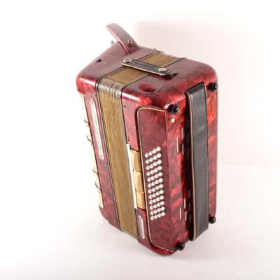 Rare Vintage Accordion Delicia Accord V 48 bass,8 registers (5+3)~Czech Republic - Video image 6