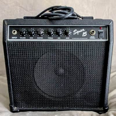 Fender Squire15 Combo Amp 1990's - Wood & Metal image 1