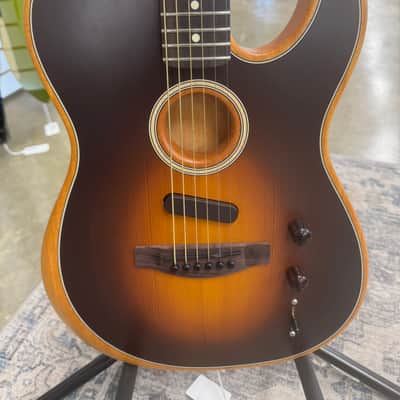 Fender Acoustasonic Player Telecaster - Shadow Burst - B Stock image 4