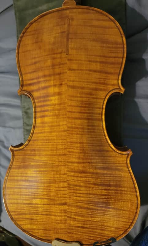 Oscar Wickberg Label Stradivarius Unknown  - Golden brown varnish image 1
