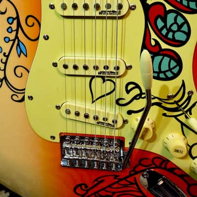 Vintage Guitars LV59 Pro Shop STRAT UNIQUE “Summer of Love “ HENDRIX MONTEREY Lefty/Right 2026 image 7