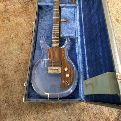 Ampeg Dan Armstrong electric Guitar 1970 AMAZING! - Clear Lucite image 11