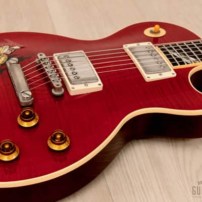 1997 Gibson Custom Shop Slash Snakepit Les Paul Cranberry Near-Mint w/ Case, Yamano image 6