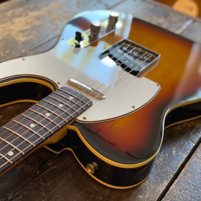 Fender Vintage 1993 Telecaster Custom '62 Reissue MIJ FujiGen Built Three Tone Sunburst MIJ w/ Leatherette Case image 10