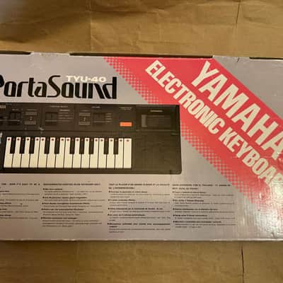 Yamaha TYU-40 80s RARE 25-key Mini Synthesizer MINT Condition in box with Microphone and 3 song cards image 19