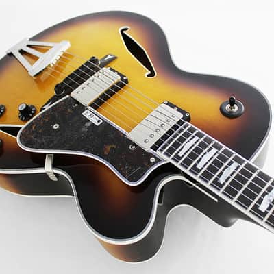 Guitarra de caja Fujigen FGN Masterfield Jazz HH Jazz Burst image 4