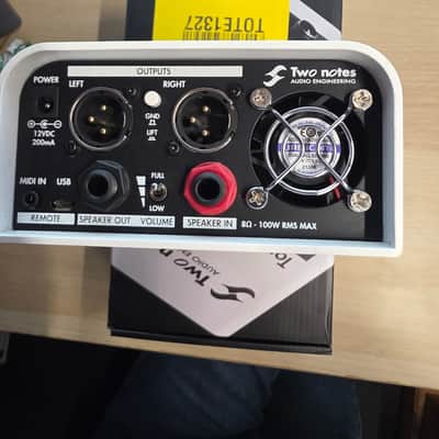 Two Notes Torpedo Captor X 8ohm Stereo Reactive Load Box / Attenuator 2020 - White image 6