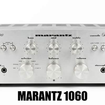 🎶✨ Marantz Model 1060 Integrated Stereo Amplifier | Selectively Serviced | Cleaned, Tested & Detailed | Classic Silver-Face Marantz image 1