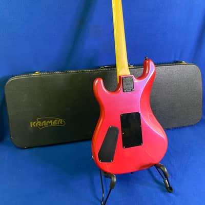 1987-1991 Kramer American Barrett Trans Red 6-String USA Electric Guitar w/Original Case+Floyd Rose image 6