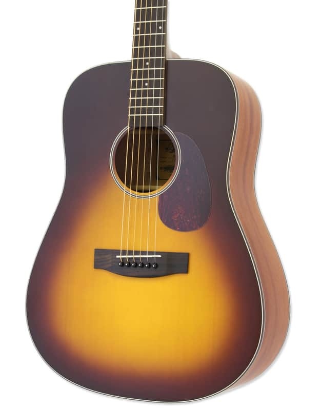 Aria ARIA-111-MTTS Vintage 100 Dreadnought, Matte Tobacco, Spruce Top, New image 1