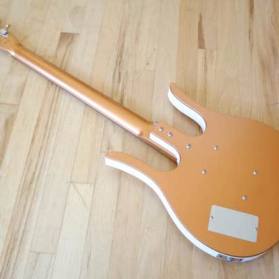 Jerry Jones Neptune Longhorn Baritone Six String Electric Bass 6 Copper w/ ohsc image 12