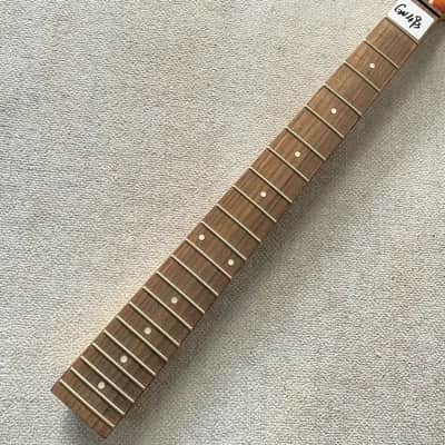 Cherry Burst Maple Wood Guitar Neck, Rosewood 22 Frets Fingerboard image 2