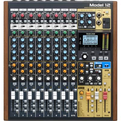 Tascam Model 12 Integrated Production Suite Mixer/Recorder/USB Interface image 11