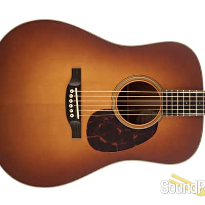 2010 Bourgeois Country Boy Deluxe Custom - Pale Sunburst - Red Adirondack Spruce / Flamed Beeswing Mahogany image 8