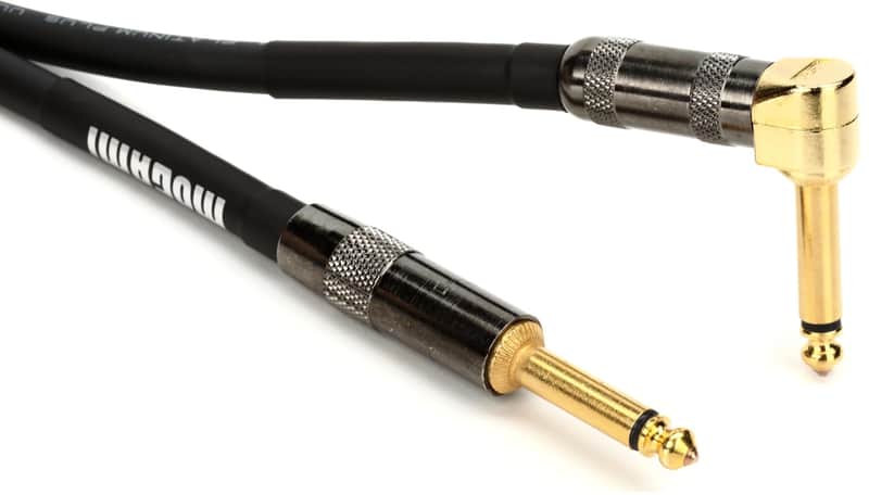 Mogami Platinum Guitar R Cable - 1/4-inch TS to Right Angle 1/4-inch TS Cable - 20 foot image 1