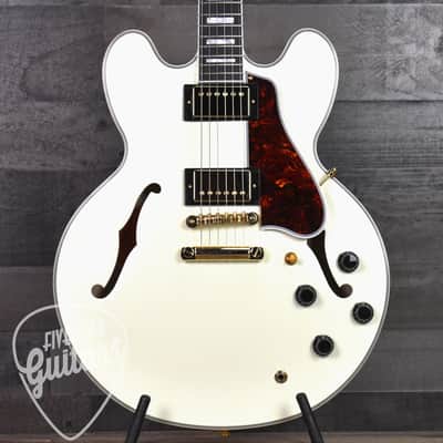 Epiphone Inspired by Gibson Custom 1959 ES-355 - Classic White with Hard Shell Case image 15