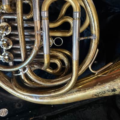 Yamaha YHR-561 Double French Horn with case and mouthpiece, Made in Japan image 9