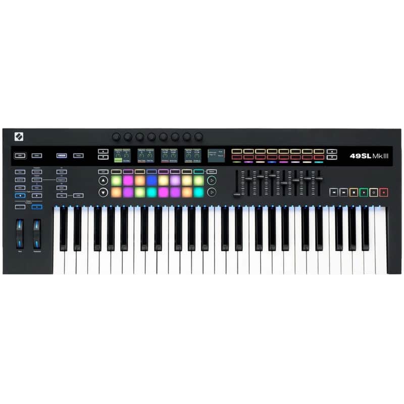 Novation 49 SL MK3 USB MIDI Keyboard Controller, 49-Key image 1