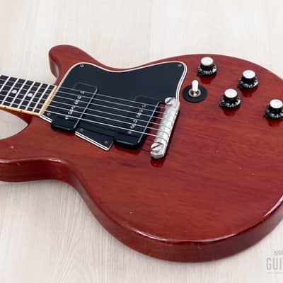 1960 Gibson Les Paul Special Double Cut Vintage Guitar Cherry w/ Case image 9