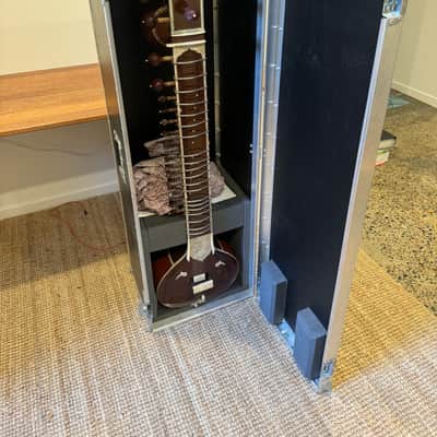 Indian Sitar – Varanasi/Sursargam No. 3 Style + Heavy Duty Custom Road Case image 12