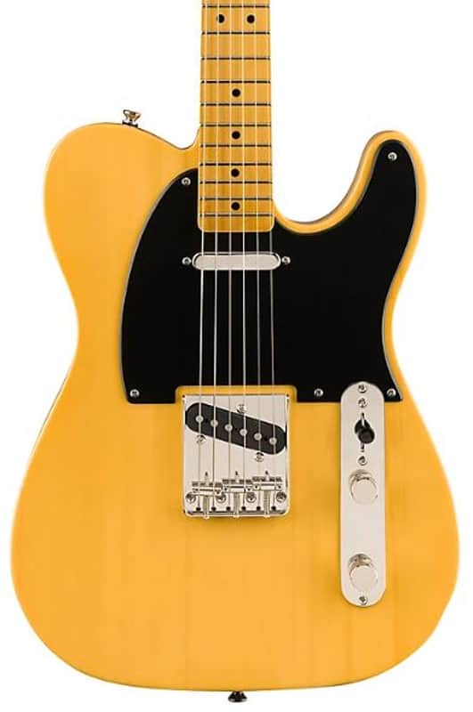 Squier Classic Vibe '50s Telecaster Electric Guitar (Butterscotch Blonde With Maple Fretboard) - No Case image 1