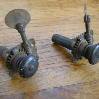 Vintage hat-peg upright bass tuners image 3