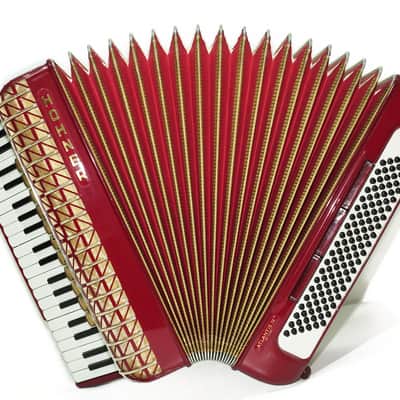 Hohner Atlantic IV De Luxe Piano Accordion, made in Germany 120 Bass, Straps and Soft Bag, Vintage Original Musical Instrument, 2644 image 2