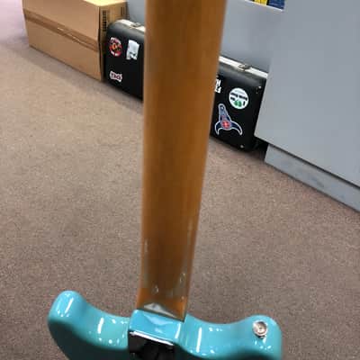 1966 Fender Mustang Guitar Daphne Blue w/ Rosewood Fretboard image 16