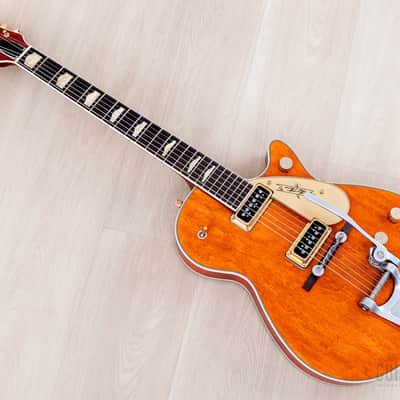2020 Gretsch USA Custom Shop Stephen Stern Masterbuilt G6121CS Chet Atkins Western Orange Relic w/ Cowboy Case, CoA, Tags image 11