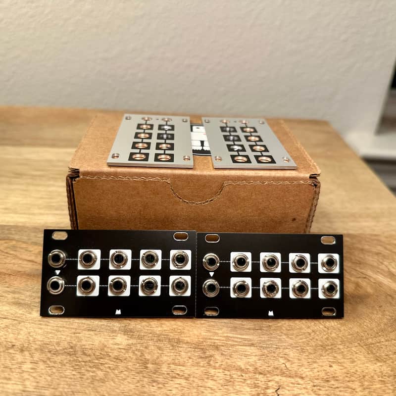 Intellijel Buff Mult 1U X 2 - Black and Silver Panels image 1