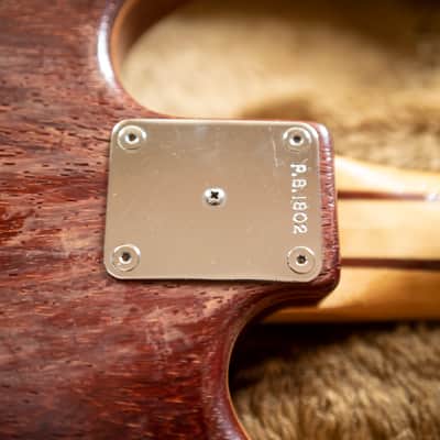 Wal Mk1 Custom Bass 1981. Padouk/Mahogany image 6