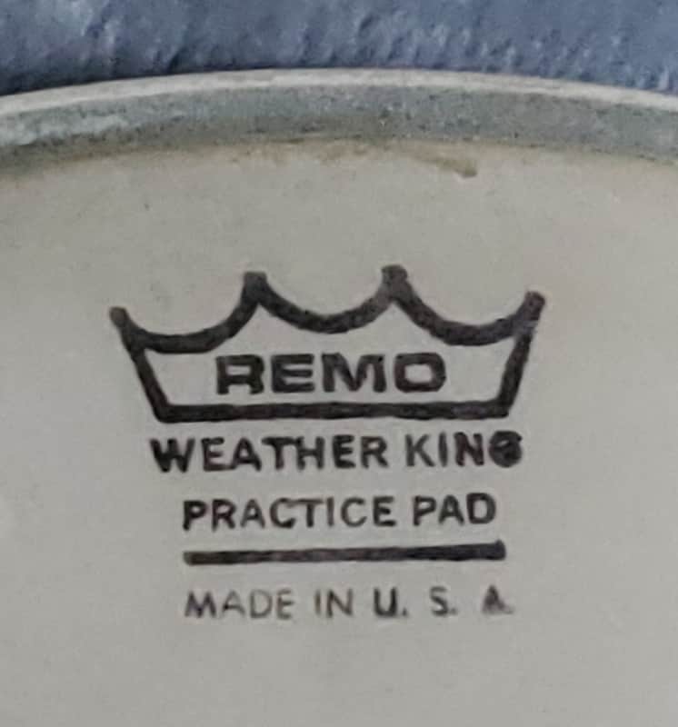 1960s 1970s < 10" REMO NOS Vintage PRACTICE PAD DRUMHEAD White Coated * Very Rare Size! *NEW OLD STOCK *Never used! image 1