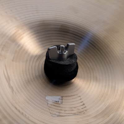 22" Zildjian 20 Rivets Chinese China Ride Crash Cymbal Swish Knocker 2020s - Traditional Natural image 6