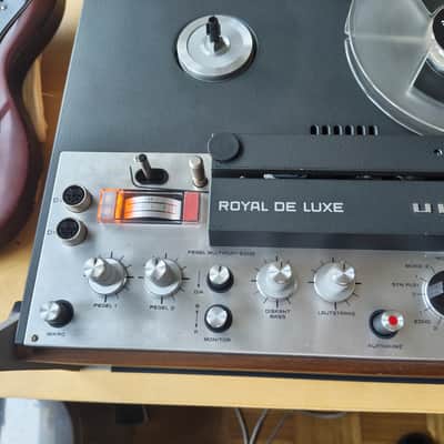 UHER Royal de Luxe reel-to-reel tape recorder + dust cover & wooden case Made in West Germany image 13